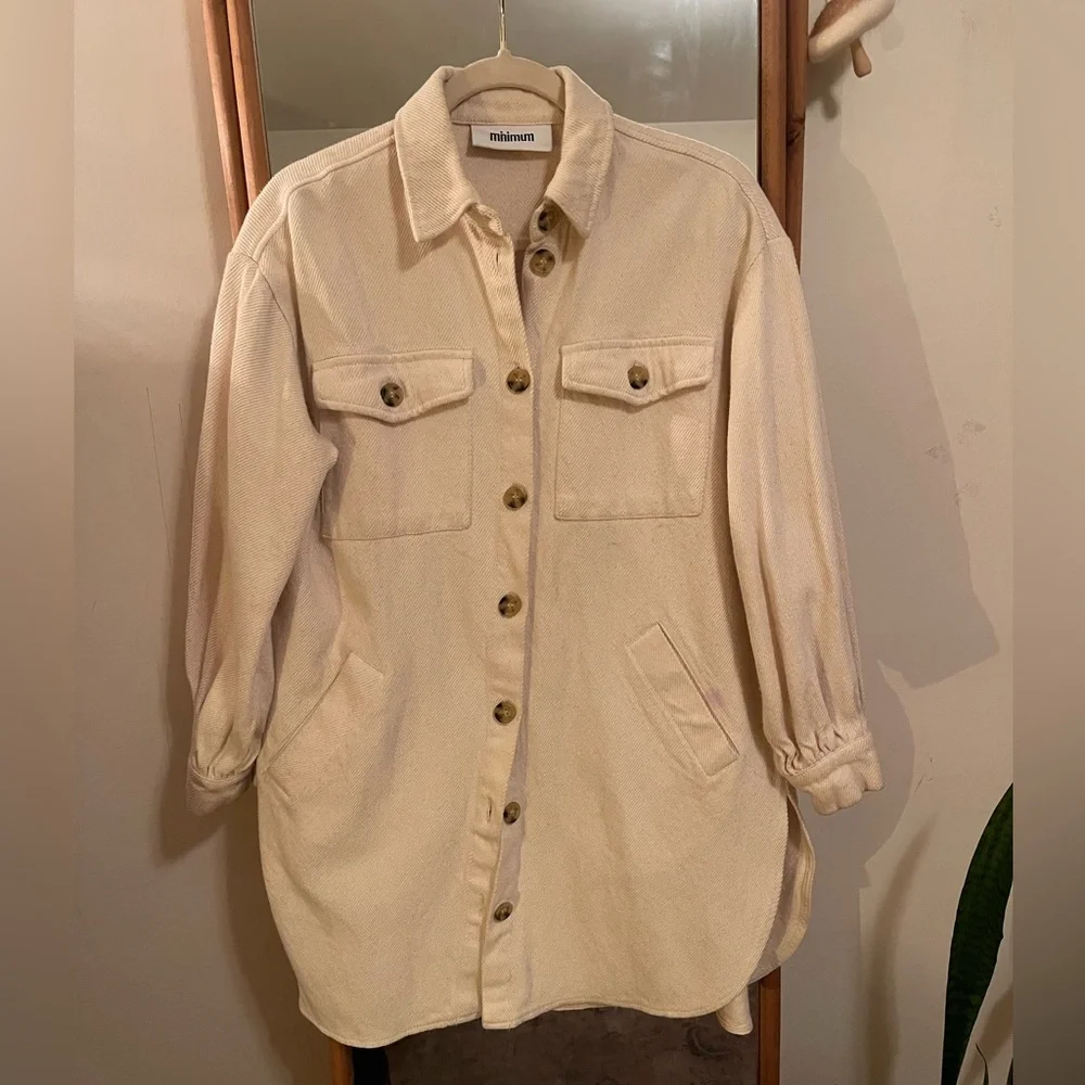 MINIMUM Cotton Shacket  -  Size EU 34 - Picture 5 of 7